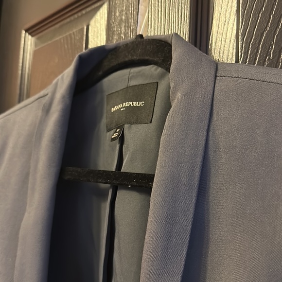 Banana Republic fitted long blazer - classy - dark grey - Picture 4 of 5